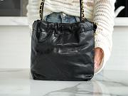 Chanel 22 Mini Bag Black With Pearl Chain - 18×22×6.5cm - 5