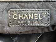 Chanel 22 Medium  Size Black Bag With Gold Chain - 25x22x6.5cm - 4