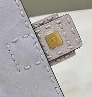 Fendi Baguette White - 28x6x13cm - 4