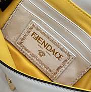 Fendi Fendace Brooch Mini Baguette White - 20x13x5cm - 4