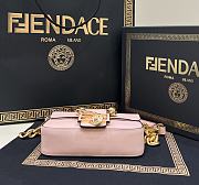 Fendi Fendace Brooch Mini Baguette Pink - 20x13x5cm - 5