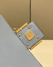 Fendi Fendace Brooch Mini Baguette Blue - 20x13x5cm - 5