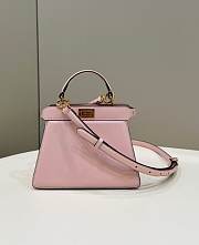 Fendi Peekaboo Mini Bag Light Pink - 20x11x15cm - 1