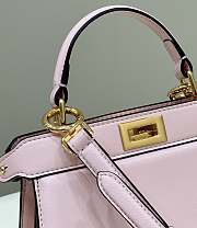 Fendi Peekaboo Mini Bag Light Pink - 20x11x15cm - 2