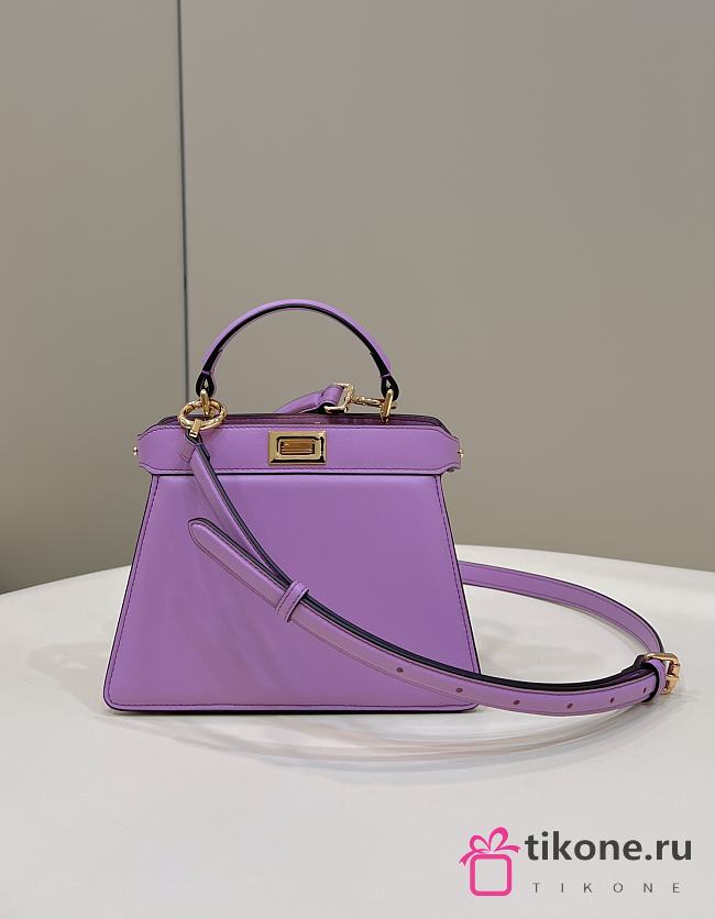 Fendi Peekaboo Mini Bag Violet - 20x11x15cm - 1