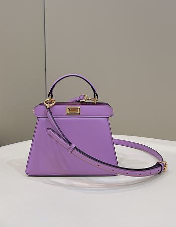 Fendi Peekaboo Mini Bag Violet - 20x11x15cm