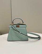 Fendi Peekaboo Mini Bag Green - 20x11x15cm - 1