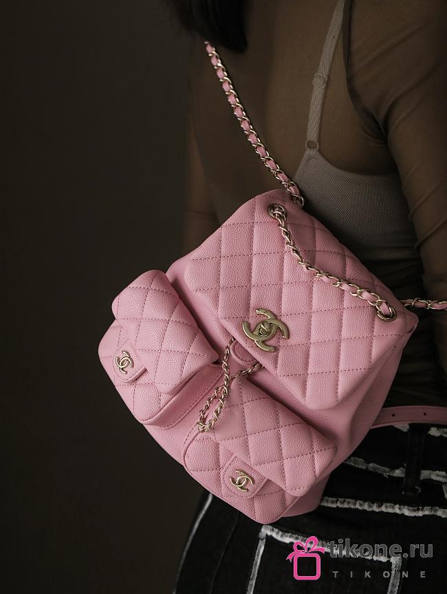 Chanel Larger Backpack Pink - 20.5x20x11.5Cm - 1