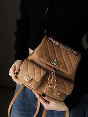 Chanel Larger Backpack Caramel - 20.5x20x11.5Cm - 1