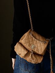 Chanel Larger Backpack Caramel - 20.5x20x11.5Cm - 3