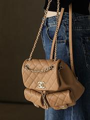 Chanel Larger Backpack Caramel - 20.5x20x11.5Cm - 2