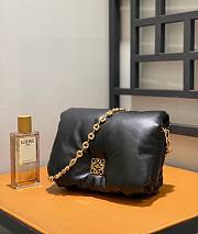 Loewe Goya Pillow Lambskin Black Bag - 23x6x13cm - 4