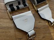 Fendi Shoulder Strap FF Grey - 3