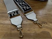 Fendi Shoulder Strap FF Grey - 2