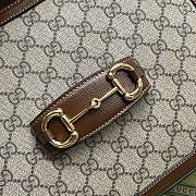 Gucci Horsebit 1955 GG Supreme Brown - 30x21x7.5cm - 4