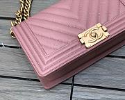 Chanel Leboy Pink Caviar Bag 25cm - 5