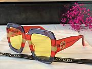 Gucci Sunglasses Large Square Frame size 54-25-145 - 5