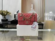 Chanel Red Quilted Lambskin Valentine Charm - 7.8inch - 1