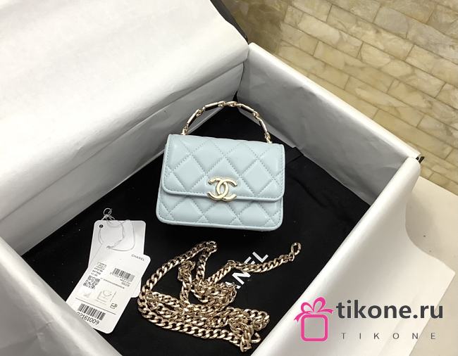 Chanel Mini Blue - 13x9.5x6cm - 1