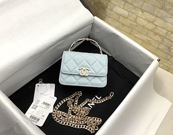 Chanel Mini Blue - 13x9.5x6cm