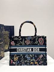 Dior Book Tote Black Multicolor - 36x18x28cm - 1