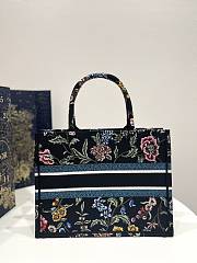 Dior Book Tote Black Multicolor - 36x18x28cm - 2