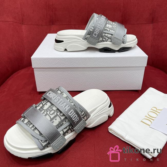 Dior Slides Grey 01 - 1