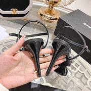 Chanel Sandals Lambskin Black  - 3