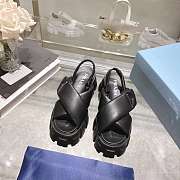 Monolith Padded Nappa Leather Sandals Black - 1