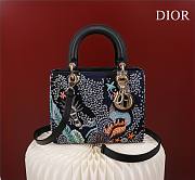 Christian Dior Navy Leather - 24x20x11cm - 1