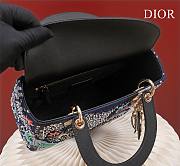 Christian Dior Navy Leather - 24x20x11cm - 4