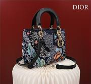 Christian Dior Navy Leather - 24x20x11cm - 3