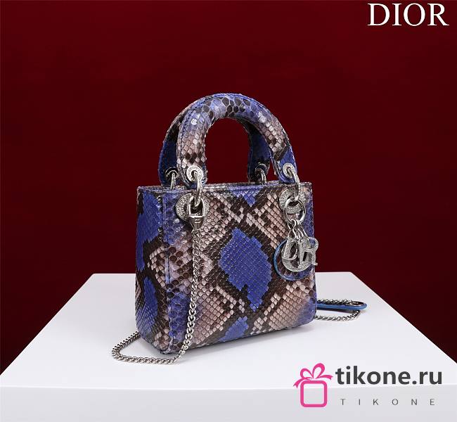 Dior Lady Exotic Blue - 17x15x7cm - 1