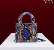 Dior Lady Exotic Blue - 17x15x7cm - 5