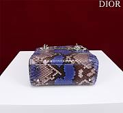 Dior Lady Exotic Blue - 17x15x7cm - 4