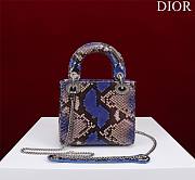 Dior Lady Exotic Blue - 17x15x7cm - 3