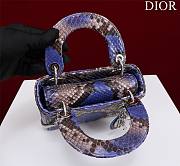 Dior Lady Exotic Blue - 17x15x7cm - 2