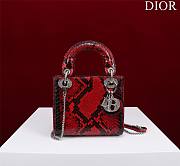 Dior Lady Exotic Red - 17x15x7cm - 1