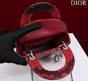 Dior Lady Exotic Red - 17x15x7cm - 3