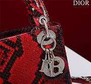 Dior Lady Exotic Red - 17x15x7cm - 2