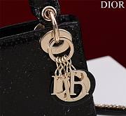 Christian Lady Dior Exotic Black - 17x15x7cm - 3