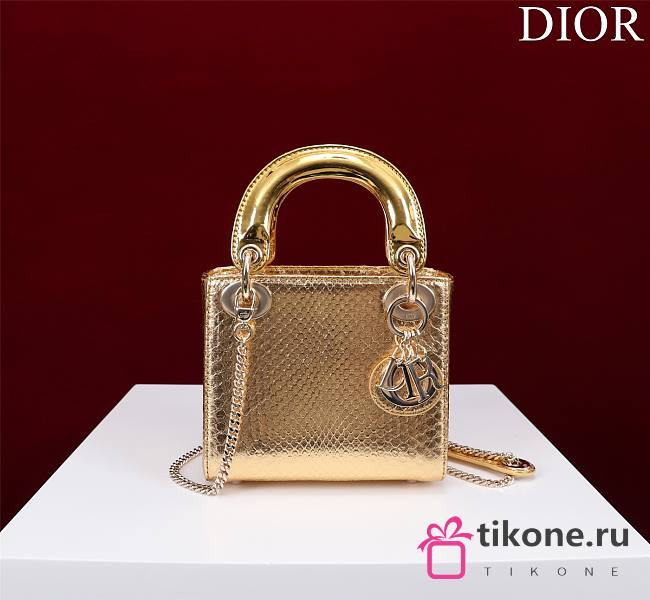 Christian Dior Lady Gold - 17x15x7cm - 1