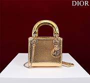 Christian Dior Lady Gold - 17x15x7cm - 1