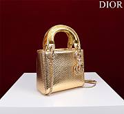 Christian Dior Lady Gold - 17x15x7cm - 4