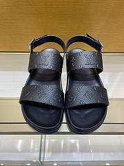 Louis Vuitton Monogram Black Patterns Sandals  - 1