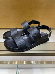 Louis Vuitton Monogram Black Patterns Sandals  - 2