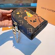 Louis Vuitton Teddy Cartoon Backpack Key Chain - 4