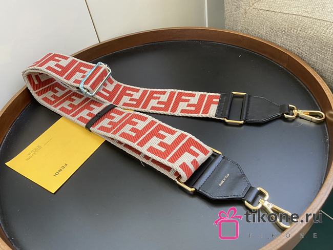 Fendi Shoulder Strap FF Red - 1