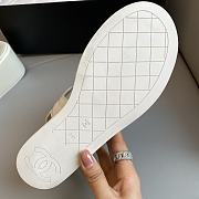 Chanel's New Wedge Heel Platform Sandals White - 5