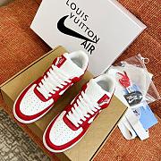 Louis VuittonxNike Air Jordan Red White - 1